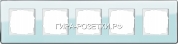 Gira ESP Glass "C" Салатовое стекло Рамка 5-ая